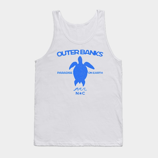 Outer Banks, Paradise On Earth, NC Tank Top by HamzaNabil